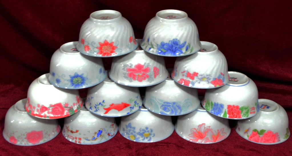 细瓷碗 4.5螺纹/直纹/水波纹/金钟碗，日用陶瓷中的实用美学